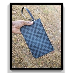 Checkered Wristlet